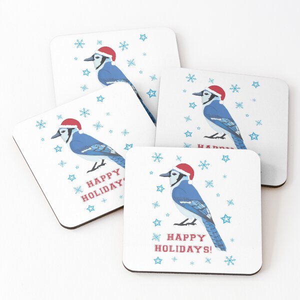 Item preview, Happy Holidays Blue Jay designed and sold by cmd-art.