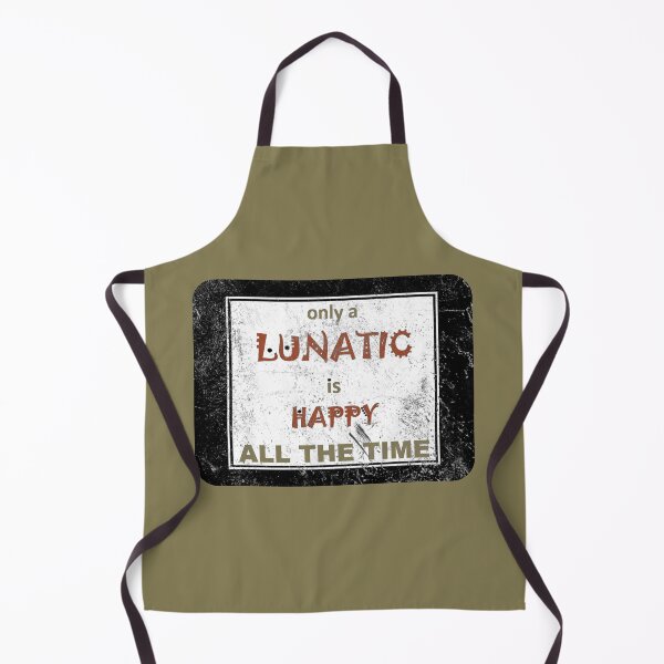 Item preview, WHEN IS A LUNATIC HAPPY designed and sold by Jean Gregory Evans.