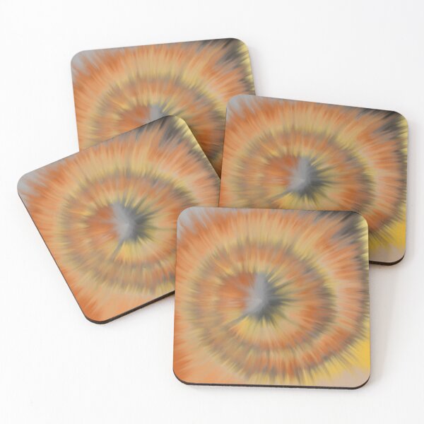 Item preview, trippy hippy tie dye - swirl pattern - Orange Iris designed and sold by mydoodlesateme.