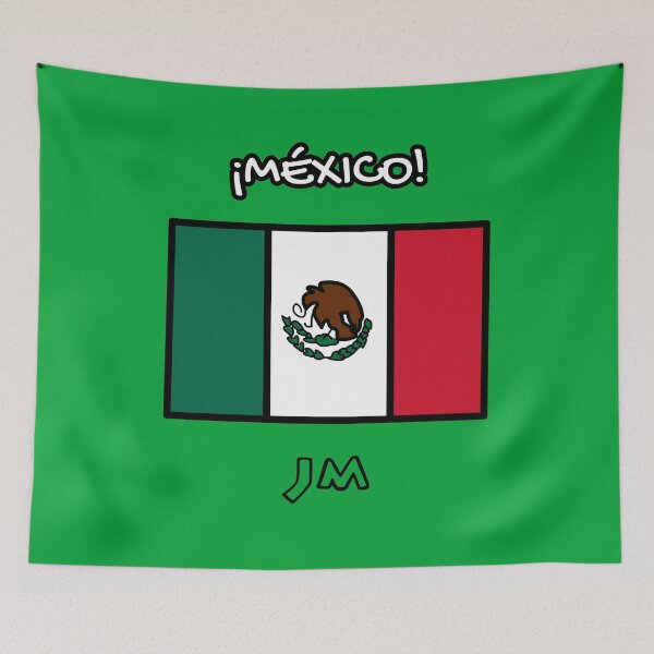 Item preview, Mexican flag designed and sold by jesumedina.