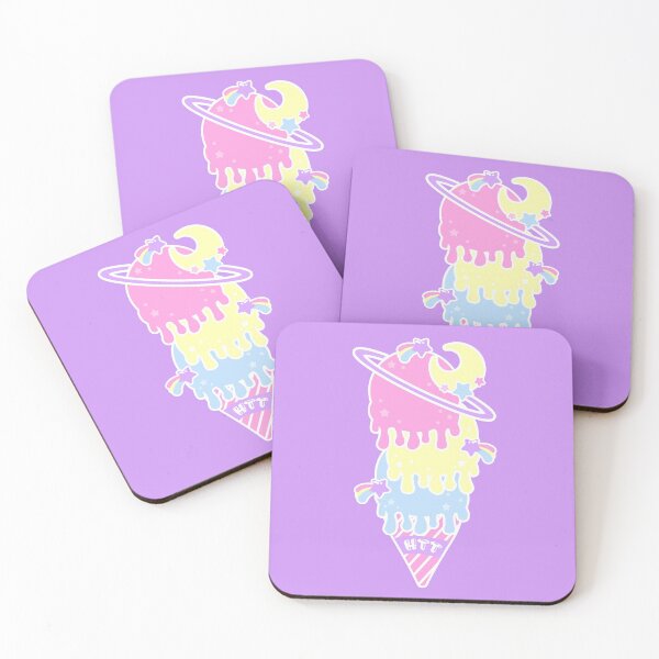 Item preview, Kawaii cosmic melty ice cream designed and sold by HolleyTeaTime.
