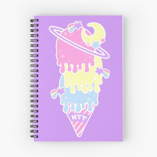 Artikelvorschau, Kawaii kosmisches schmelzendes Eis entworfen und verkauft von HolleyTeaTime.