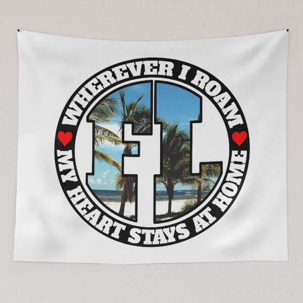 Item preview, Heart Stays Home - Florida designed and sold by DonDota.