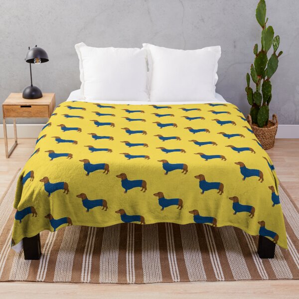 Item preview, Dachshund in Blue Jumper designed and sold by Kittys-Art.