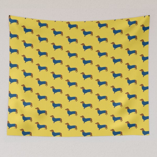Item preview, Dachshund in Blue Jumper designed and sold by Kittys-Art.