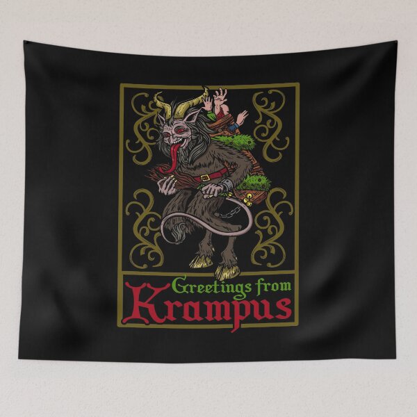 Item preview, Greetings From Krampus - Christmas Devil Gift designed and sold by biNutz.