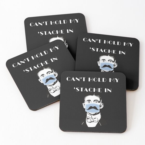 Item preview, Can't Hold My Stache in Funny Movember Moustache designed and sold by DesignsofNote.