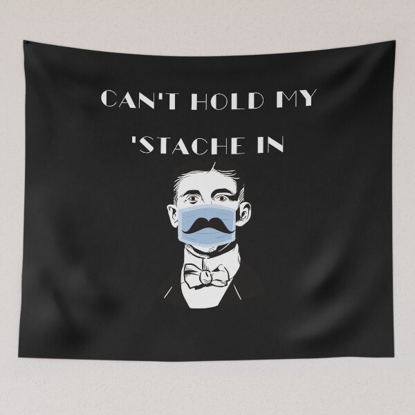 Item preview, Can't Hold My Stache in Funny Movember Moustache designed and sold by DesignsofNote.