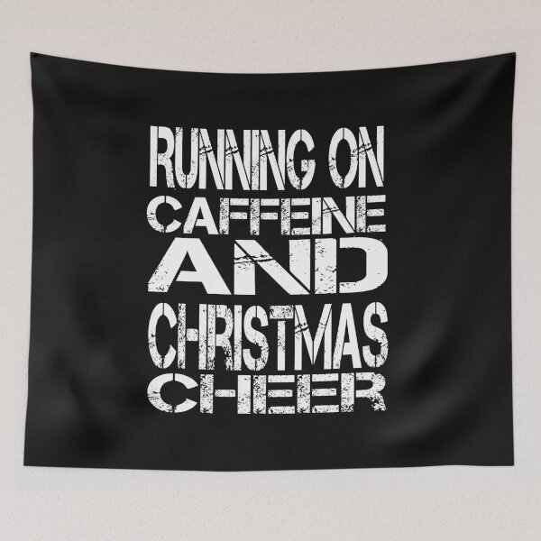 Item preview, Running On Caffeine & Christmas Cheer -  Coffee lovers Gift designed and sold by AYMEDD.