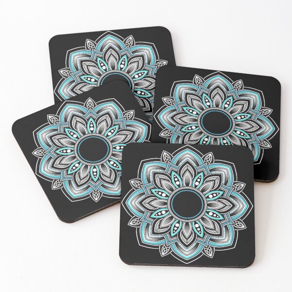 Item preview, Turquoise Mandala Art designed and sold by LorenaElenaArt.