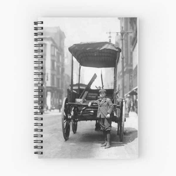 Item preview, Young Boy Posing With An Express Wagon - St. Louis - Lewis Hine 1910 designed and sold by warishellstore.