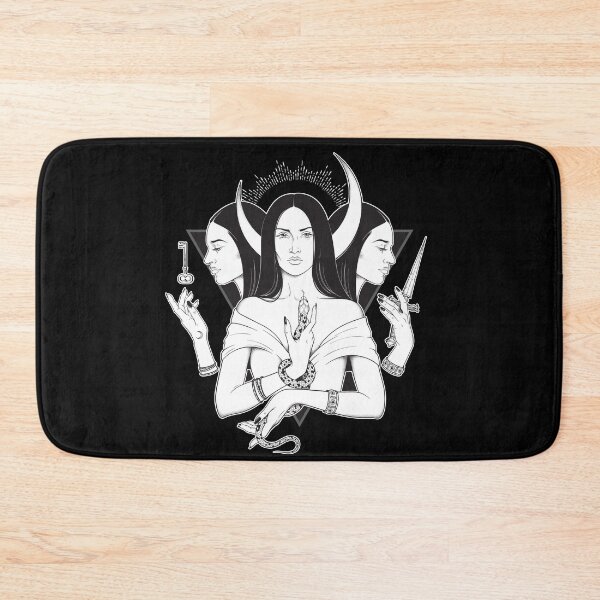Item preview, Hecate Triple Moon Goddess of the Moon and Magic Pagan Wicca designed and sold by enjoytheshirt.