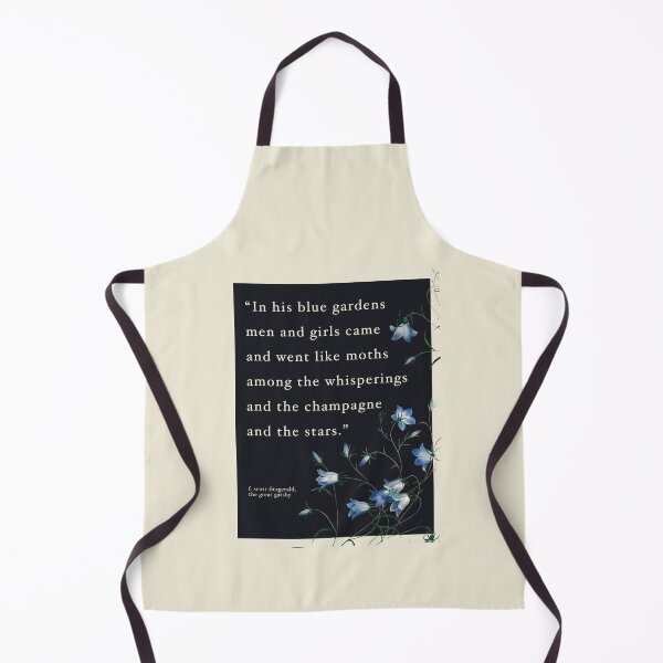 Item preview, "Blue Gardens" The Great Gatsby Quote designed and sold by sky stephens.