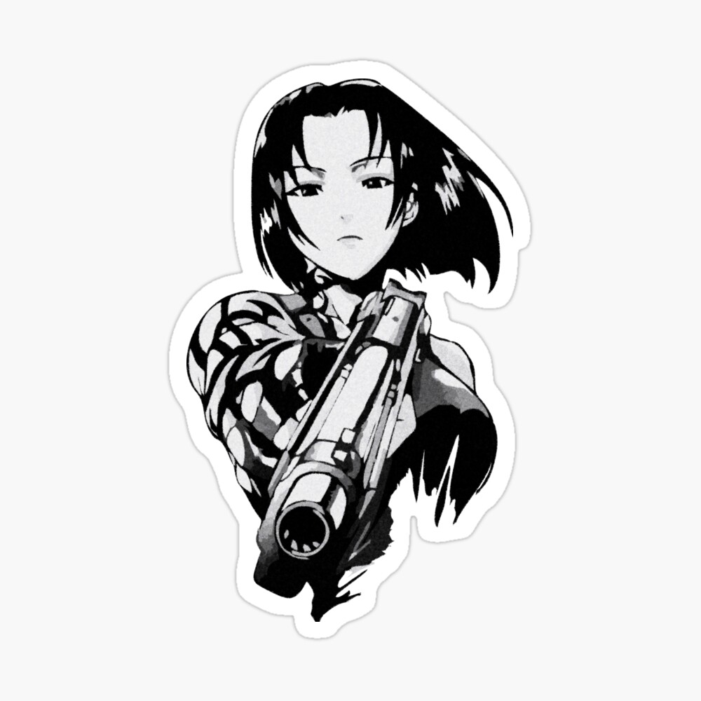 Anime Girl With Gun Magnet For Sale By Takinchi Redbubble