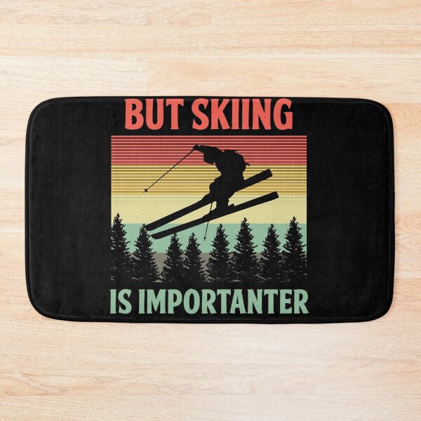Item preview, School Is Important But Skiing Is Importanter Skiers Gift designed and sold by MakeGoodChoices.