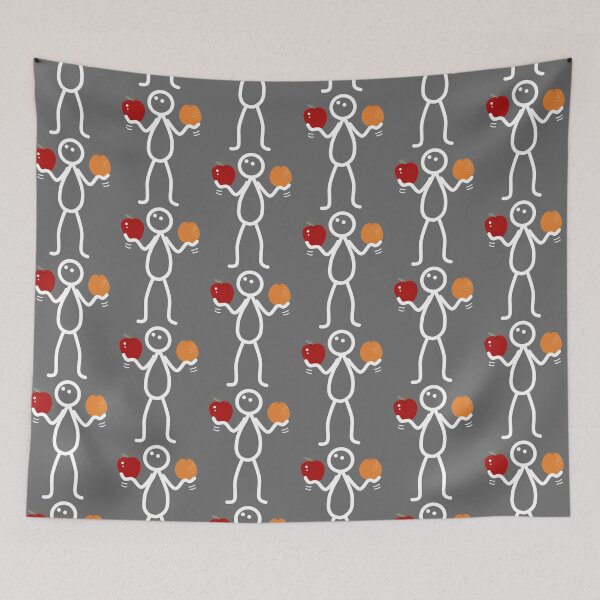 Item preview, Stickman / Apples And Oranges designed and sold by LotusCreations.