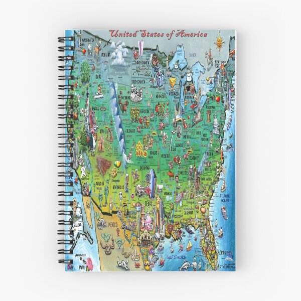 Item preview, USA Fun Map designed and sold by Kevin Middleton.