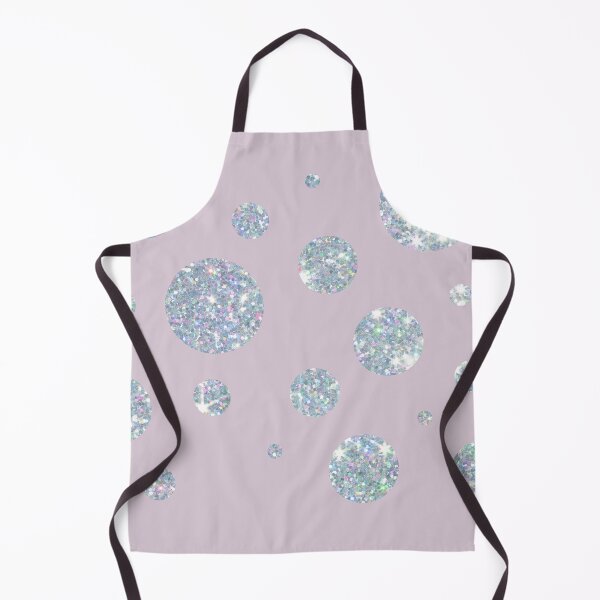 Item preview, Simple, sleek and stylish - party with sparkly silver glitter polka dots on pastel pink designed and sold by Caroline Laursen.