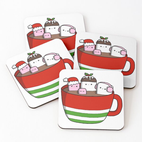 Item preview, Merry Marshmallows (Cute Christmas Hot Chocolate) designed and sold by MintyMakes.