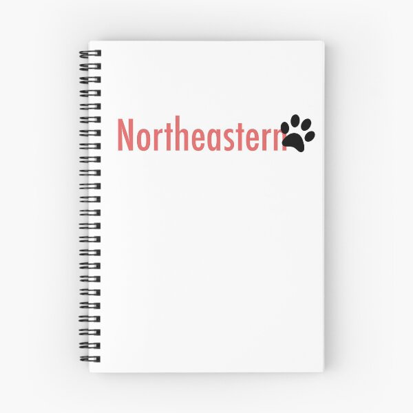 Item preview, Northeastern University in red with black husky paw designed and sold by juliab1118.