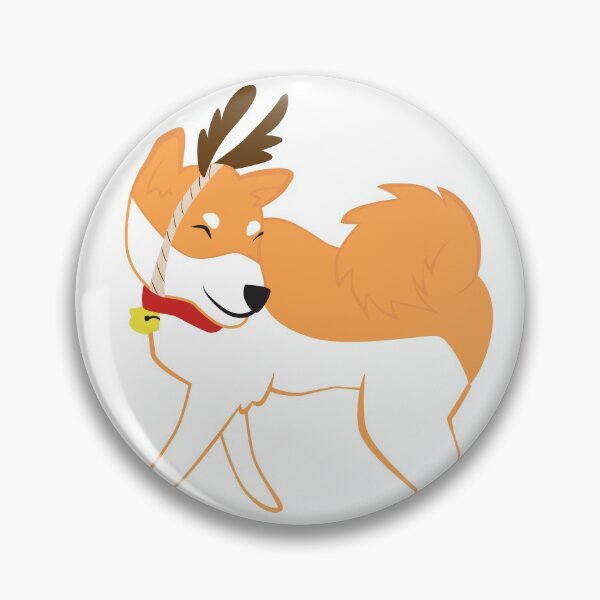 Artikelvorschau, Festliche Shiba mit Rentiergeweih entworfen und verkauft von SteffyZap.
