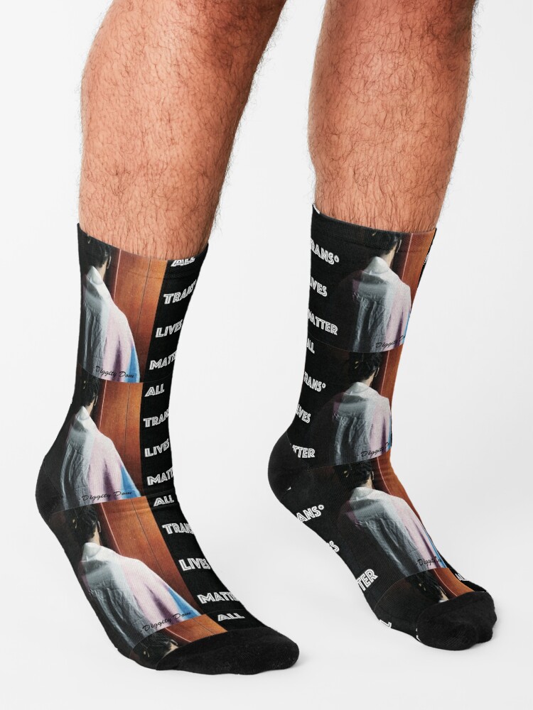 Alternate view of All Trans Lives Matter | Diggity Dom Socks