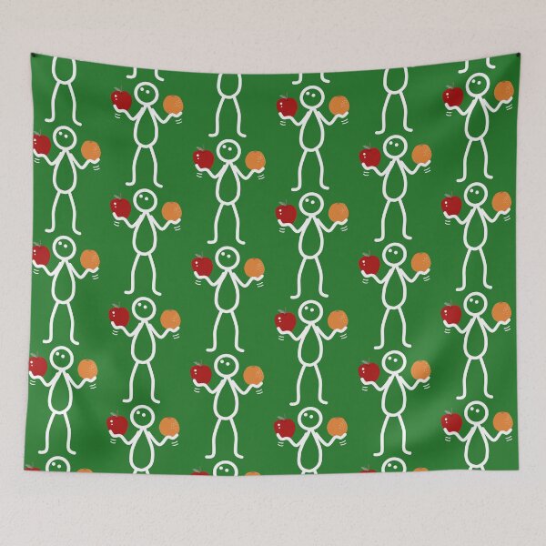 Item preview, Stickman / Apples And Oranges designed and sold by LotusCreations.