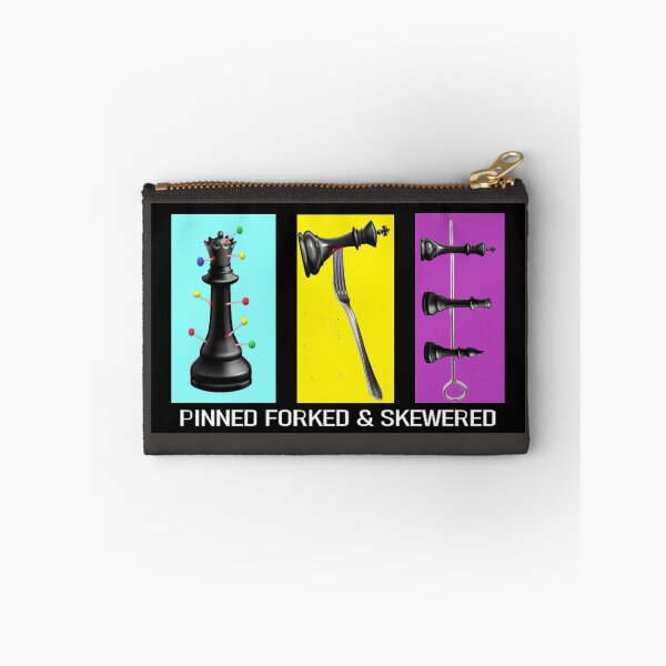 Item preview, CHESS PINNED FORKED & SKEWERED designed and sold by onemoormove.