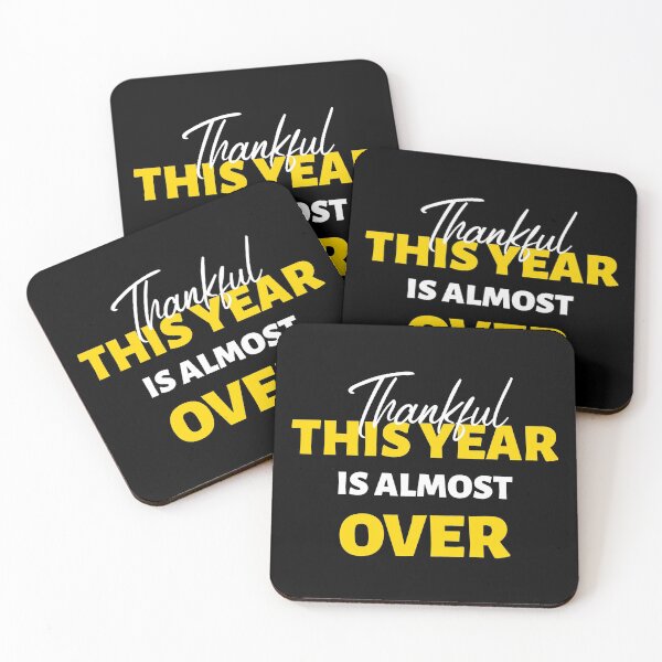 Item preview, Thankful This Year Is Almost Over Gold Text designed and sold by Luvjesus2.