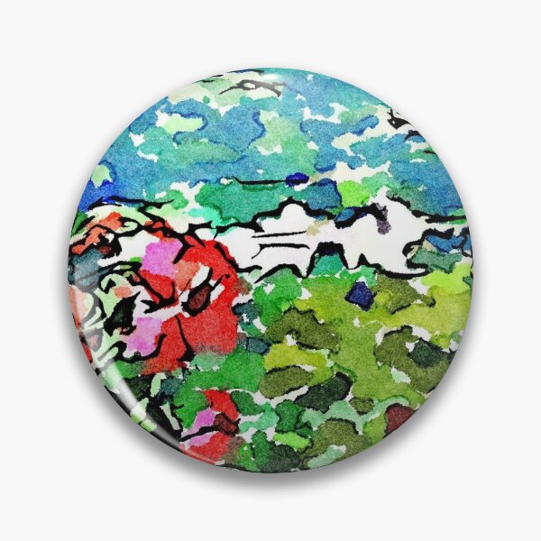 Item preview, Borrello: landscape with flowers designed and sold by Giuseppe Cocco.