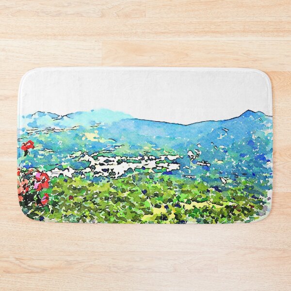 Item preview, Borrello: landscape with flowers designed and sold by Giuseppe Cocco.