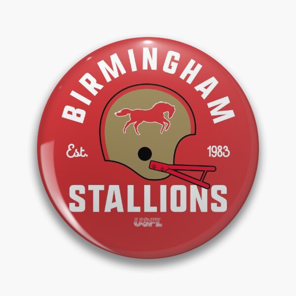 Rare 1983 USFL Birmingham Stallions Football Team Lapel Pin NOS B 