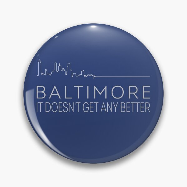 Item preview, Baltimore It Doesnt Get Any Better SkylineEKG Light/Dark designed and sold by floor3design.