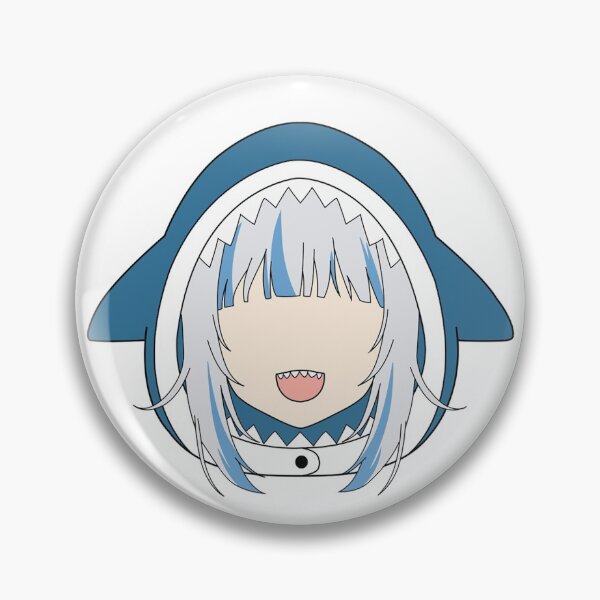 Item preview, Gawr Gura Minimalist | Version 2 | Hololive English designed and sold by mangaBear.