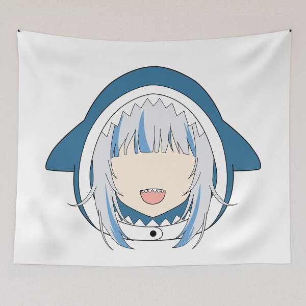Item preview, Gawr Gura Minimalist | Version 2 | Hololive English designed and sold by mangaBear.