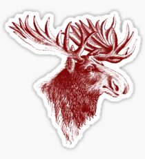 Moose Sticker
