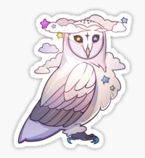 BILLOWING BARN OWL Sticker