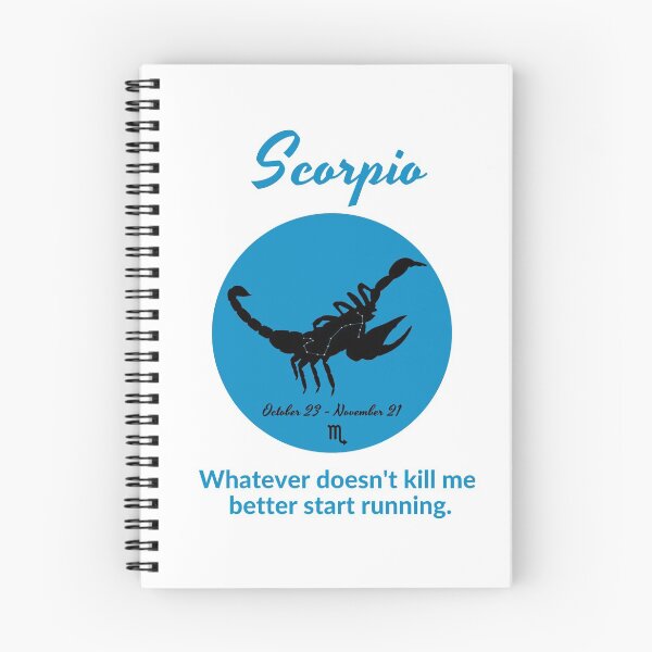 Item preview, Scorpio Zodiac and Constellation (Whatever Doesn't Kill Me Better Start Running) designed and sold by molamode.