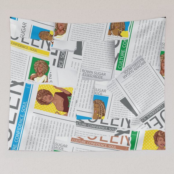 Item preview, Newsprint Leggings gift designed and sold by MONINA-DESIGN.