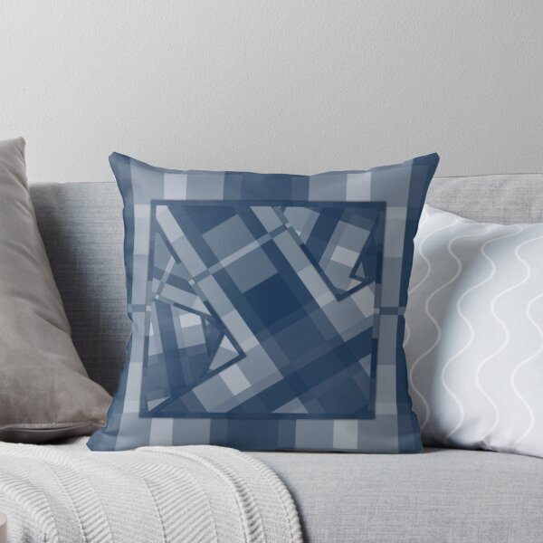Item preview, Blue Pandora's Pixel Art Box Abstract Artist Jenny Meehan  designed and sold by Jenny Meehan Art Prints and Patterns  .