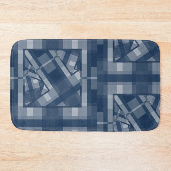 Item preview, Blue Pandora's Pixel Art Box Abstract Artist Jenny Meehan  designed and sold by Jenny Meehan Art Prints and Patterns  .