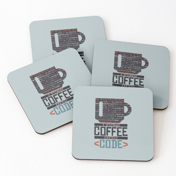 Item preview, I Turn Coffee Into Code ... Coffee Loving Programmer  designed and sold by AwesomeProject.