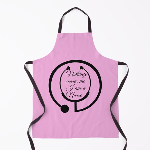 Item preview, Nothing scares me I am a Nurse in Pink designed and sold by LusterGirl.