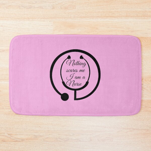 Item preview, Nothing scares me I am a Nurse in Pink designed and sold by LusterGirl.