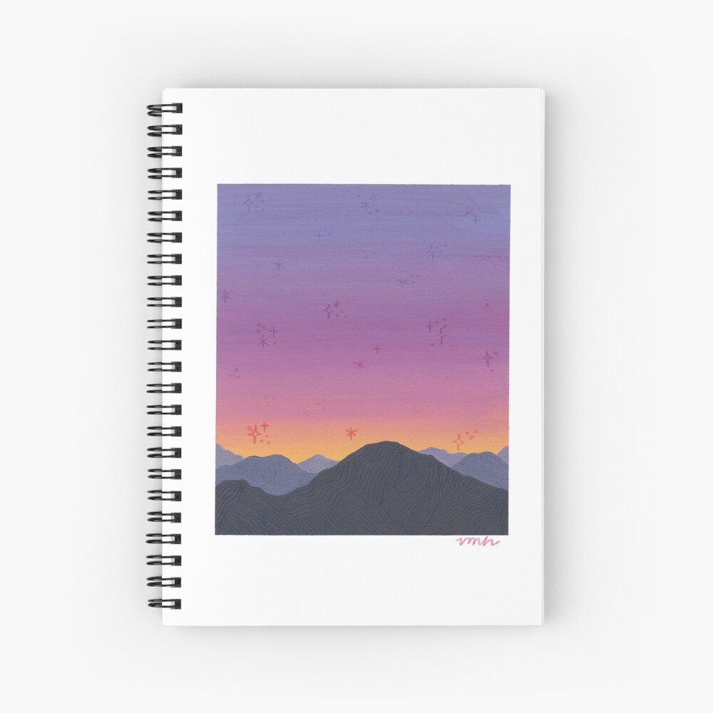 Item preview, Spiral Notebook designed and sold by vmhmade.