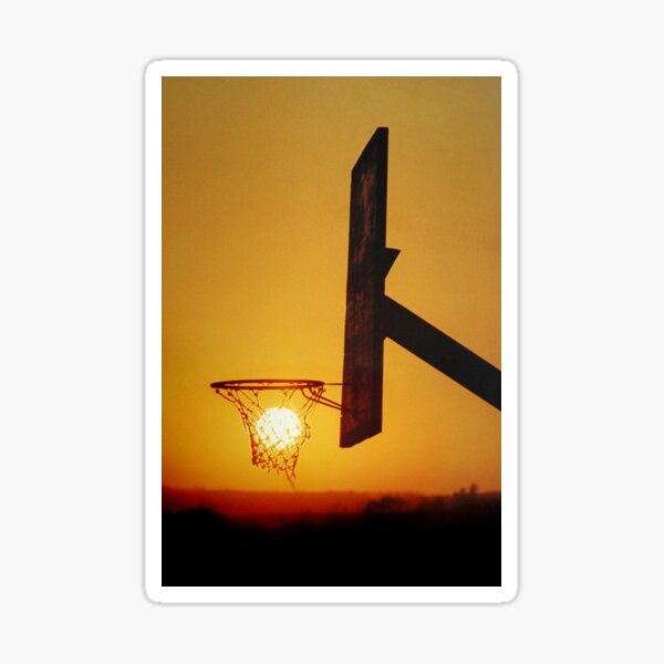Stunning basketball nest, Nadal Antelmo, Backroom Art Sticker