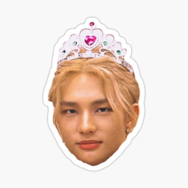 princesa hyunjin Pegatina