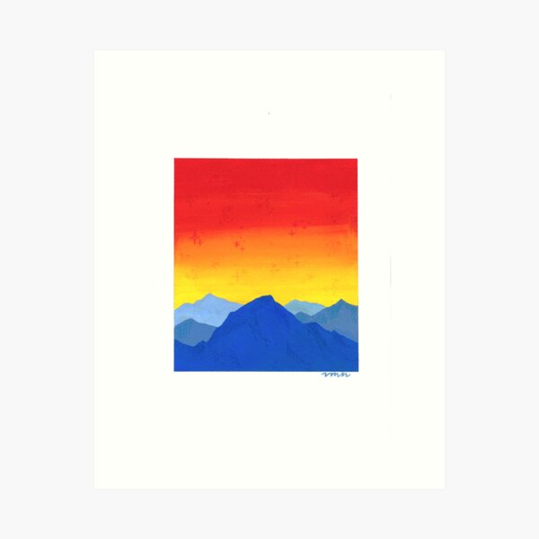Fiery Sunrise Art Print