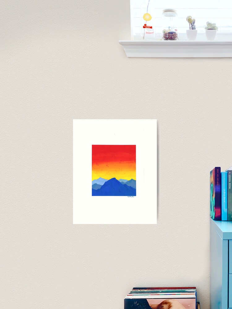 Thumbnail 2 of 3, Art Print, Fiery Sunrise  designed and sold by vmhmade.