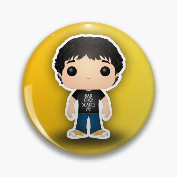 Item preview, Bad Code Scares Me Funko Pin designed and sold by kode-on-kanvas.